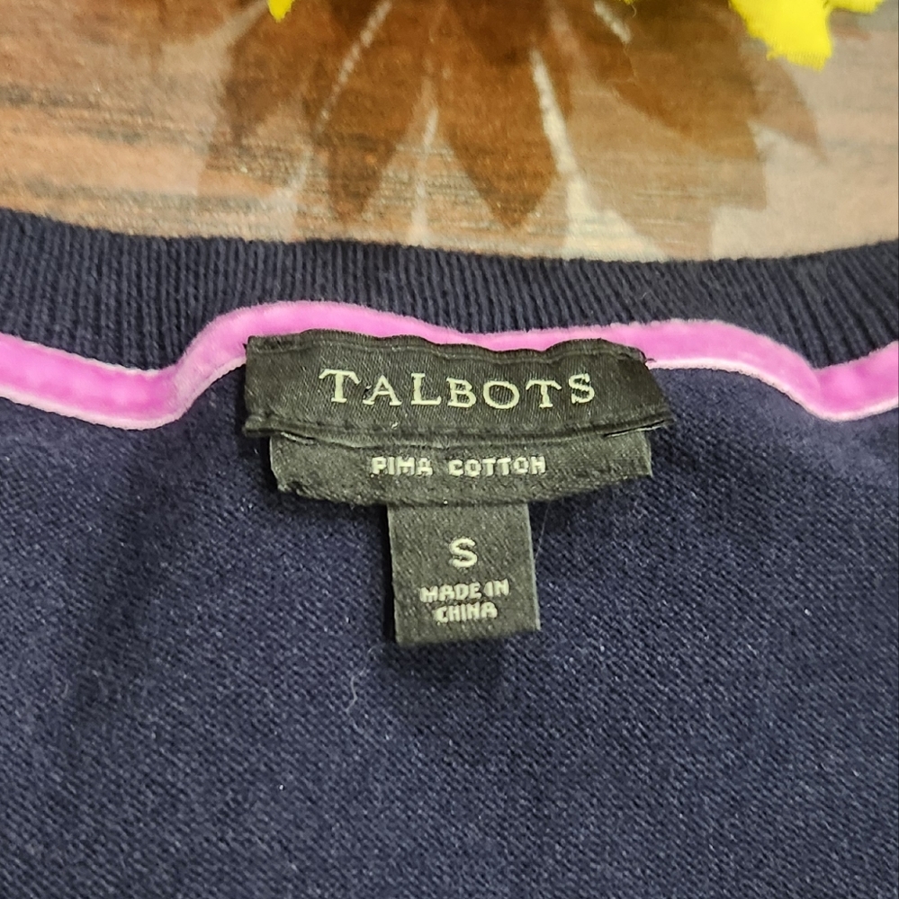 Talbots Lightweight Woven Stretch Keyhole Tank 🌀💓 - Picture 3 of 5